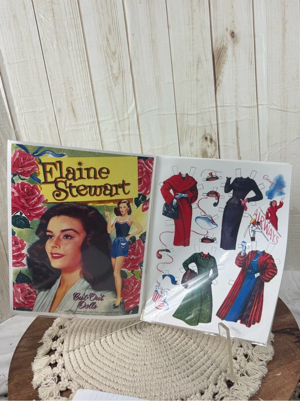 Elaine Stewart Vintage Cut-Out Dolls Cover Art Print